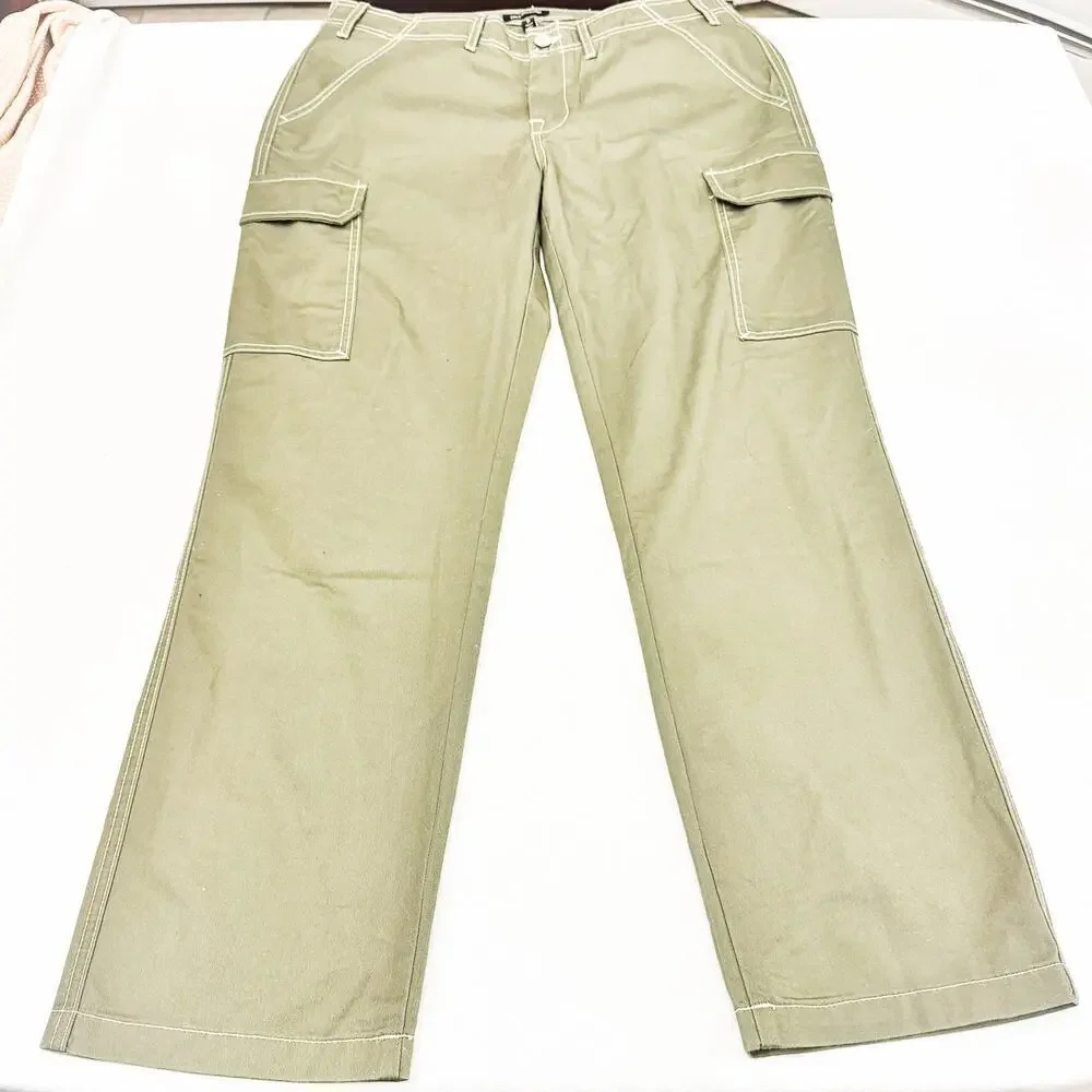 True Religion Men's Kalamata Cargo Pants Wide Leg Size 33 NWT